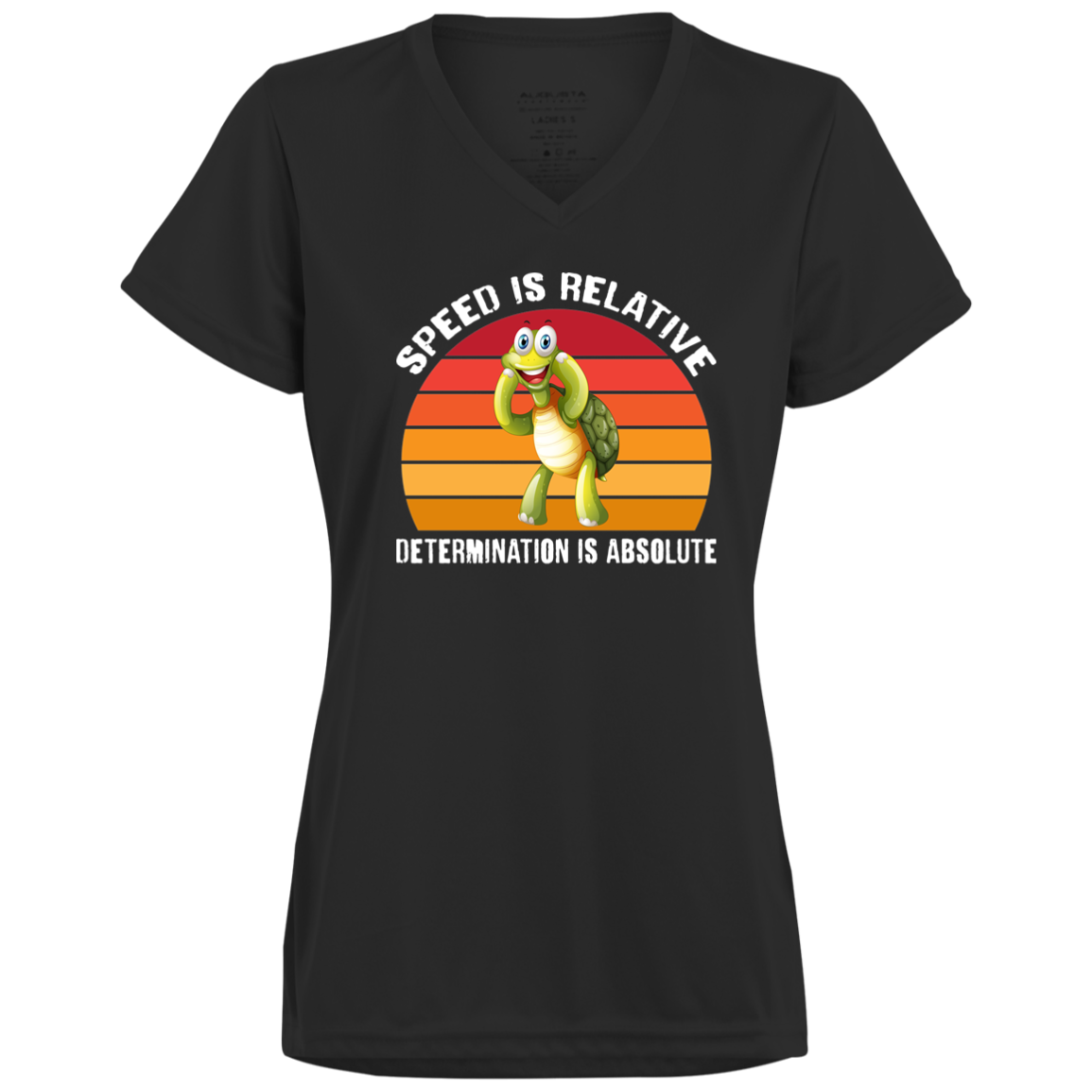 Women's Inspirational Top Speed Is Relative, Determination Is Absolute