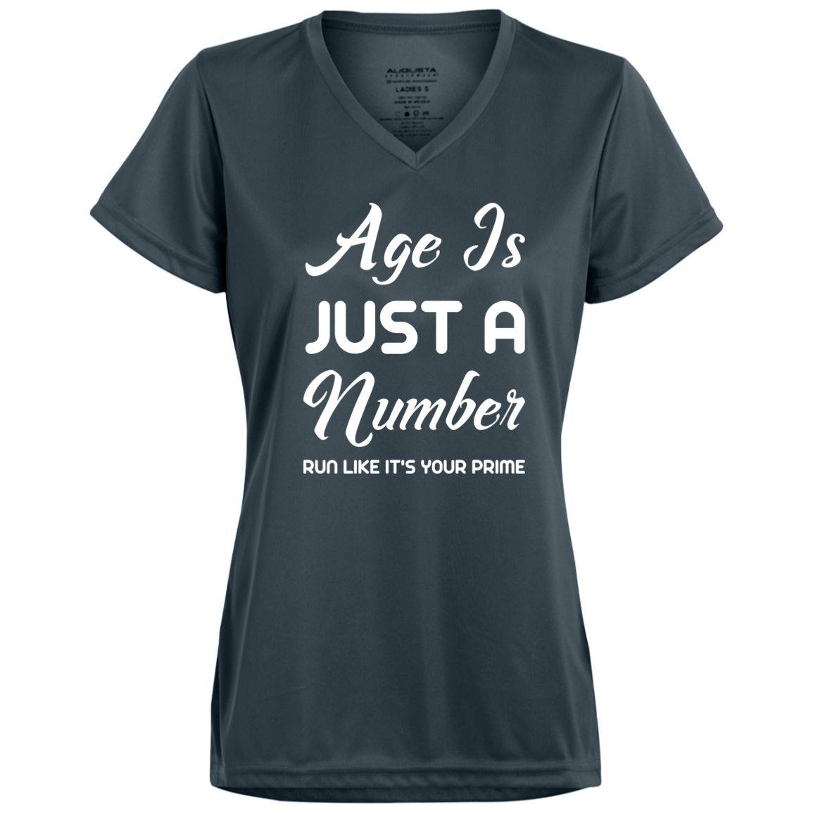 Women's Inspirational Top Age is just a number. Run like it's your prime