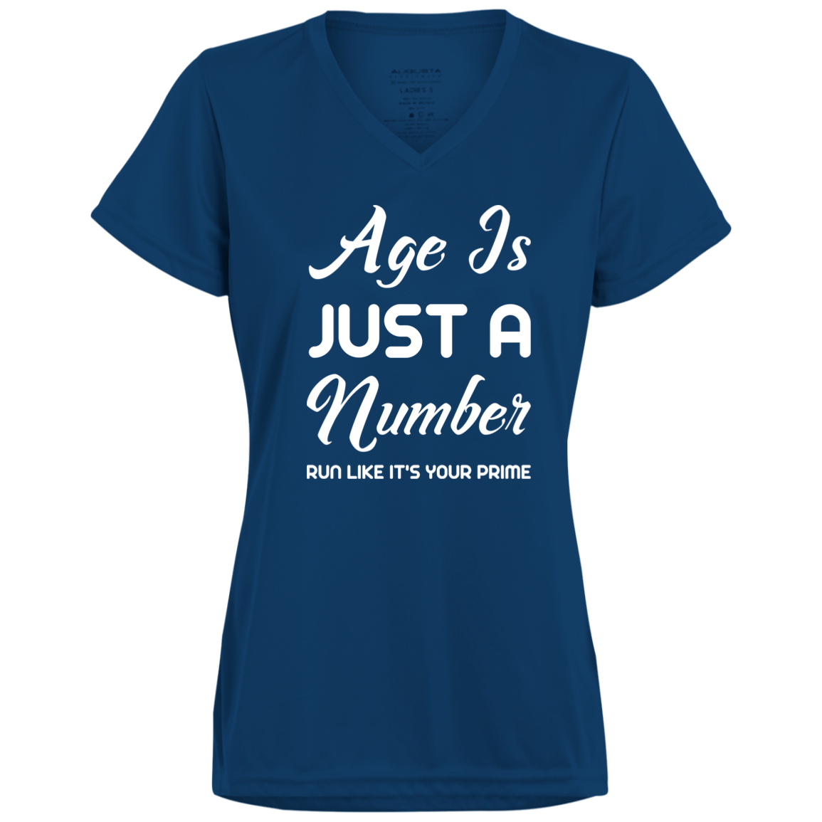 Women's Inspirational Top Age is just a number. Run like it's your prime