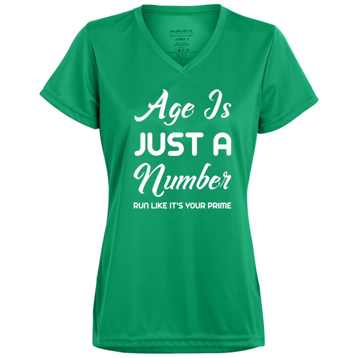 Women's Inspirational Top Age is just a number. Run like it's your prime