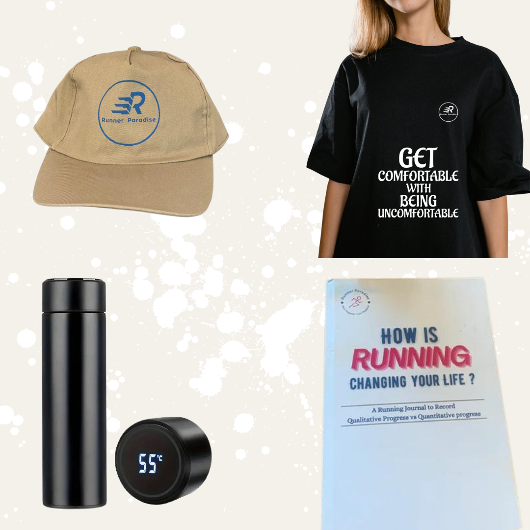 Runner Paradise Bundle: T-Shirt - Water Bottle Journal - Hat
