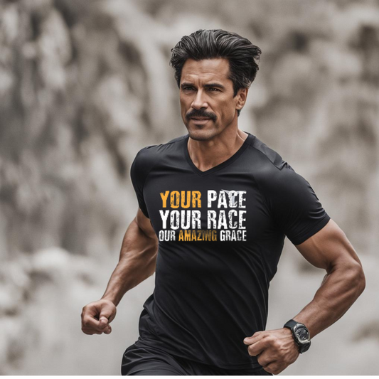 Women's Inspirational Top |Your Pace, Race and Amazing Grace