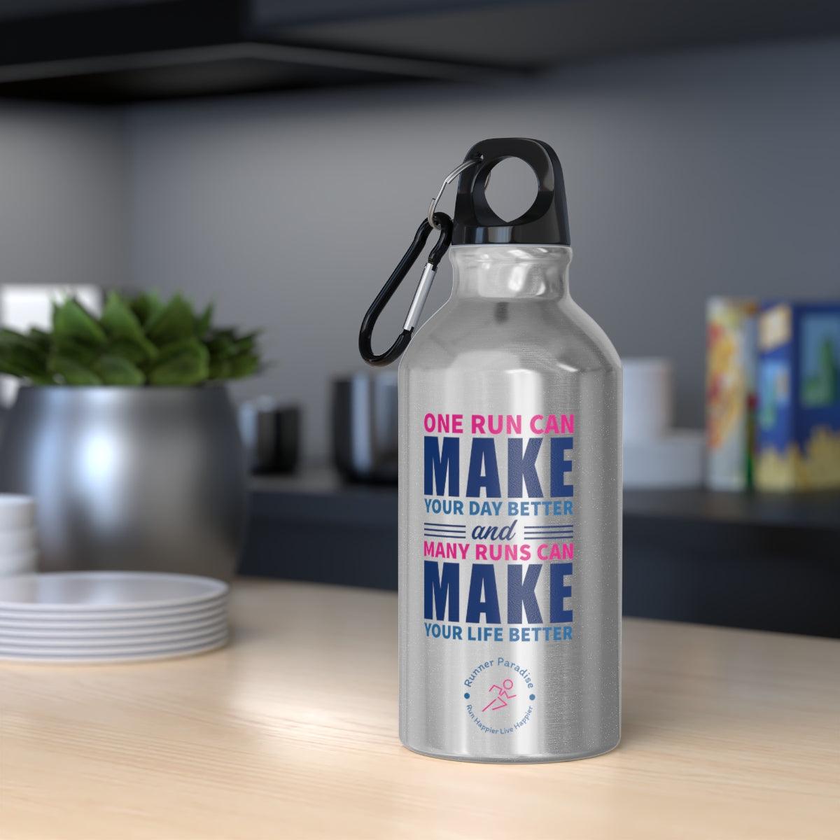 Runners Water Bottle Bright Blue - Runner Paradise