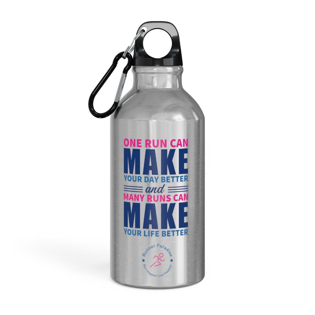 Runners Water Bottle Bright Blue - Runner Paradise
