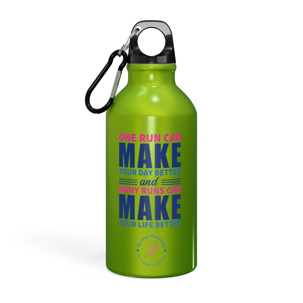 Runners Water Bottle Bright Blue - Runner Paradise
