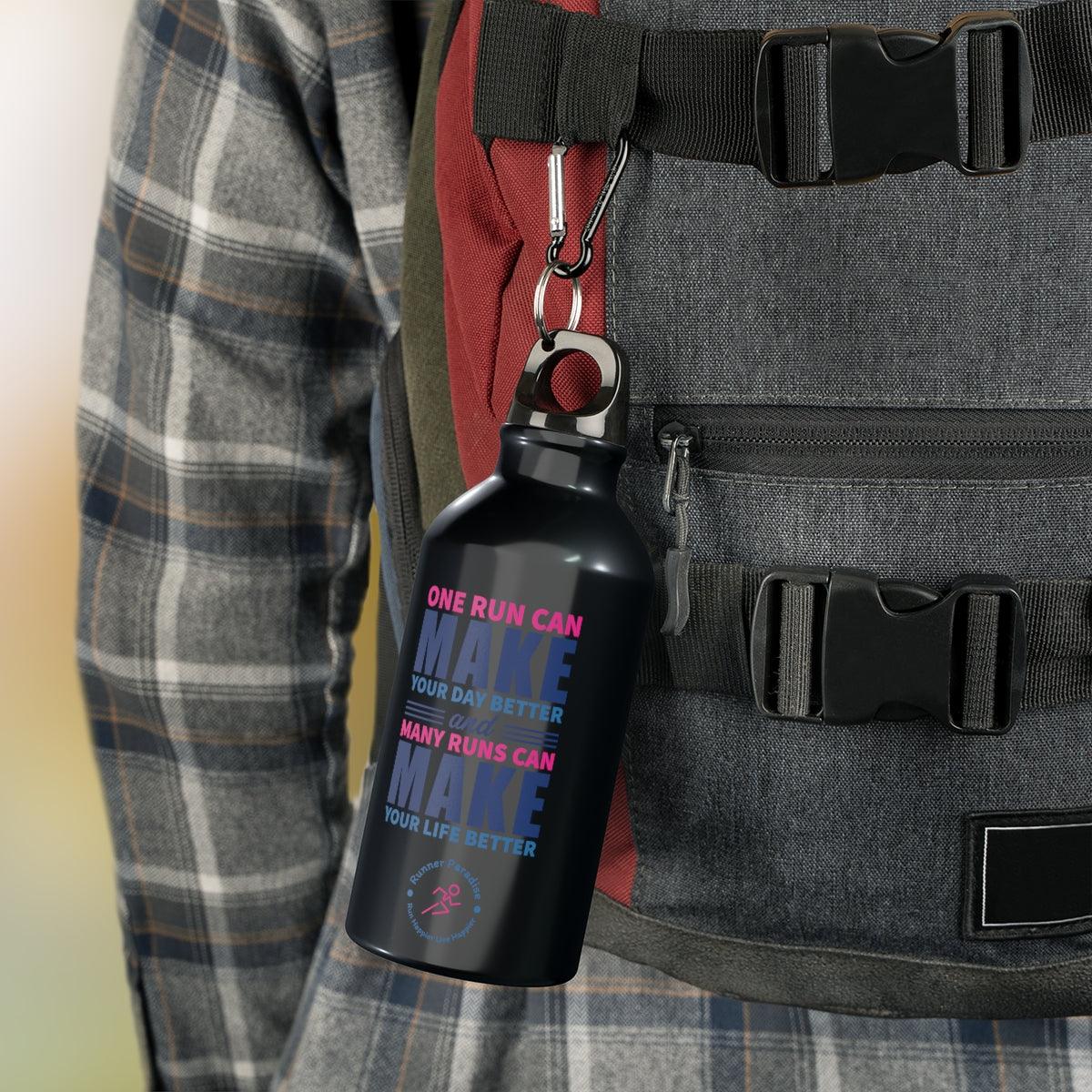 Runners Water Bottle Bright Blue - Runner Paradise