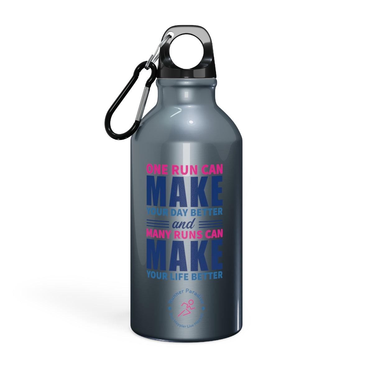 Runners Water Bottle Bright Blue - Runner Paradise