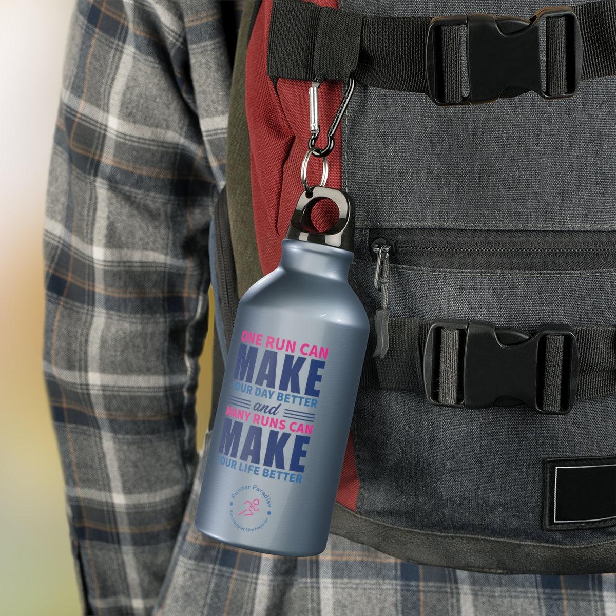 Runners Water Bottle Bright Blue - Runner Paradise