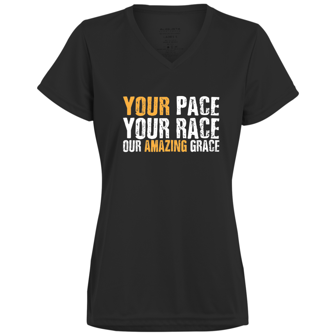 Women's Inspirational Top |Your Pace, Race and Amazing Grace