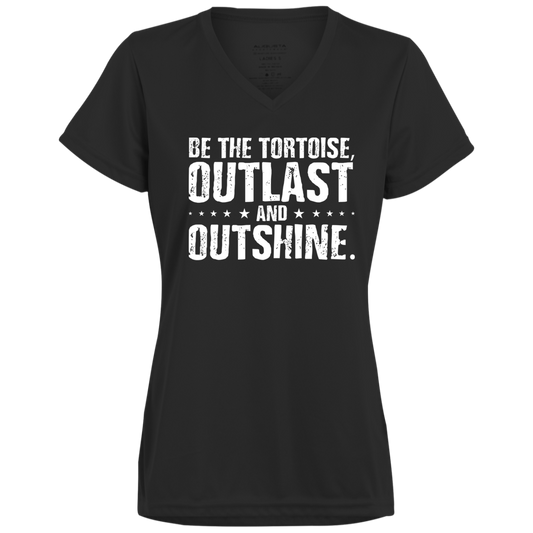 Women's Inspirational Top Be the tortoise, outlast and outshine