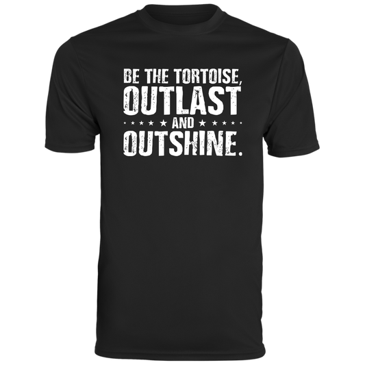 Men's Inspirational Top Be the tortoise, outlast and outshine