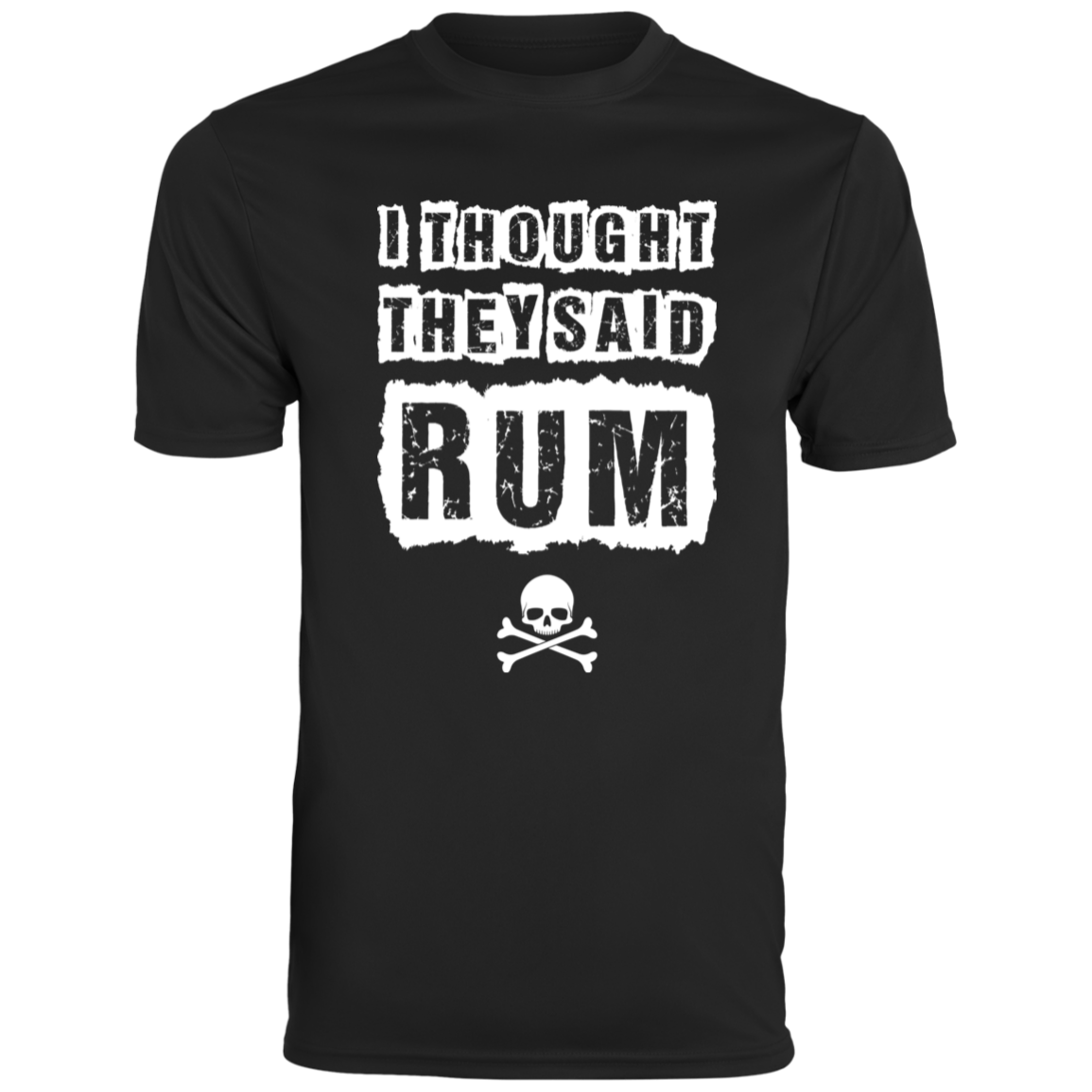 Funny Running Top "I thought they said RUM"