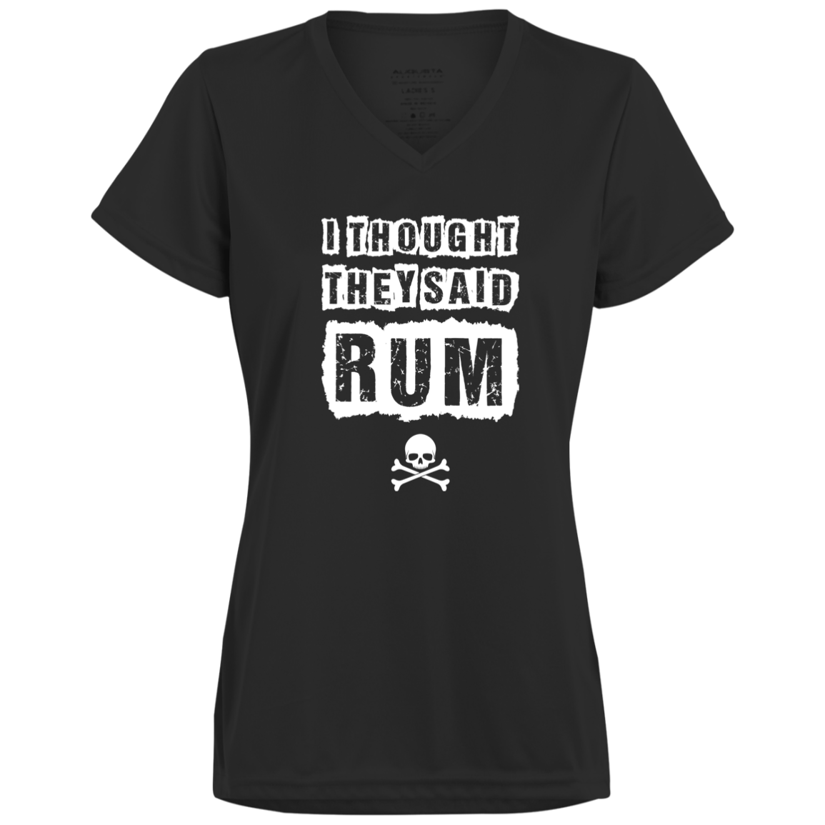 Women's Funny Running Top I: thought they said RUM "