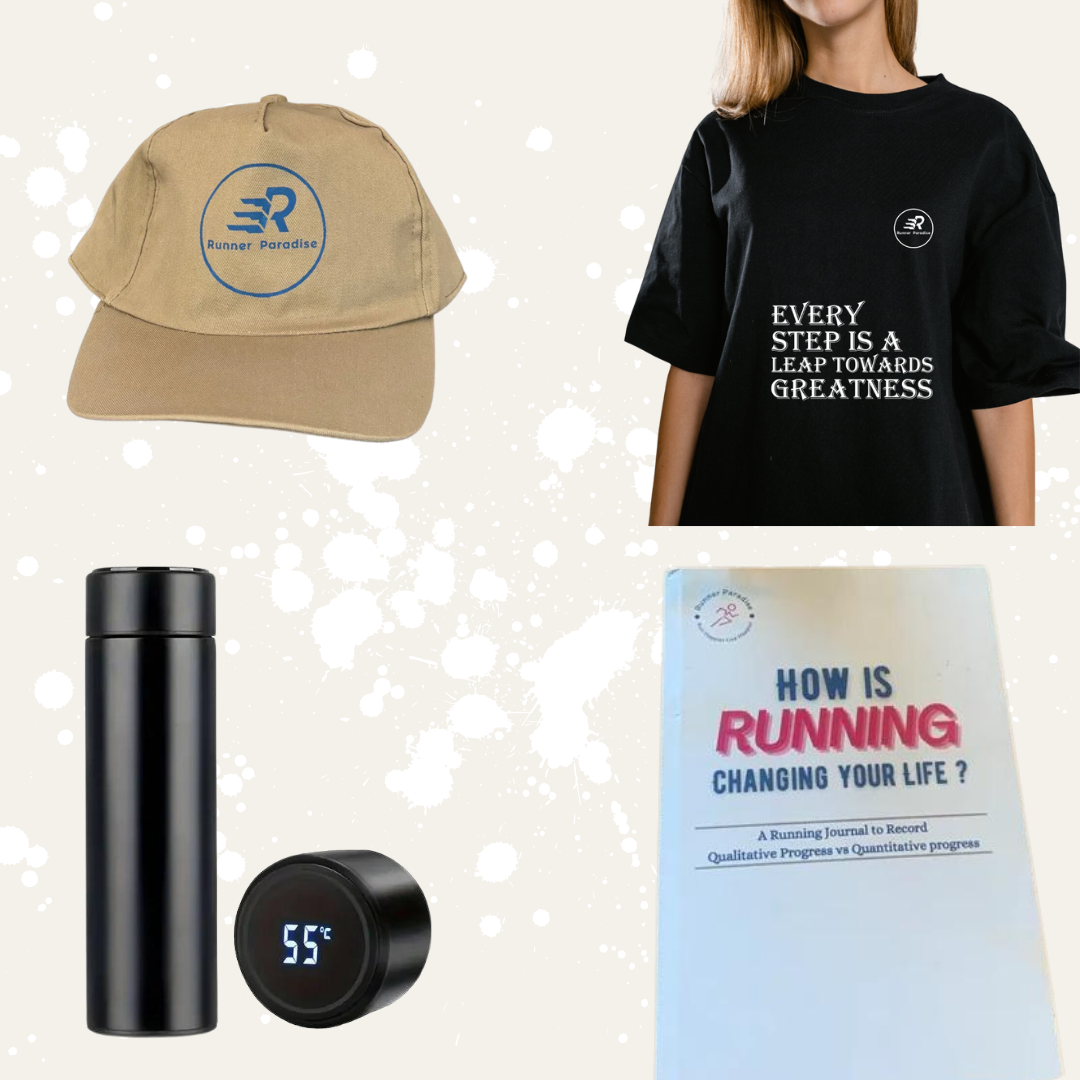 Runner Paradise Bundle: T-Shirt - Water Bottle Journal - Hat