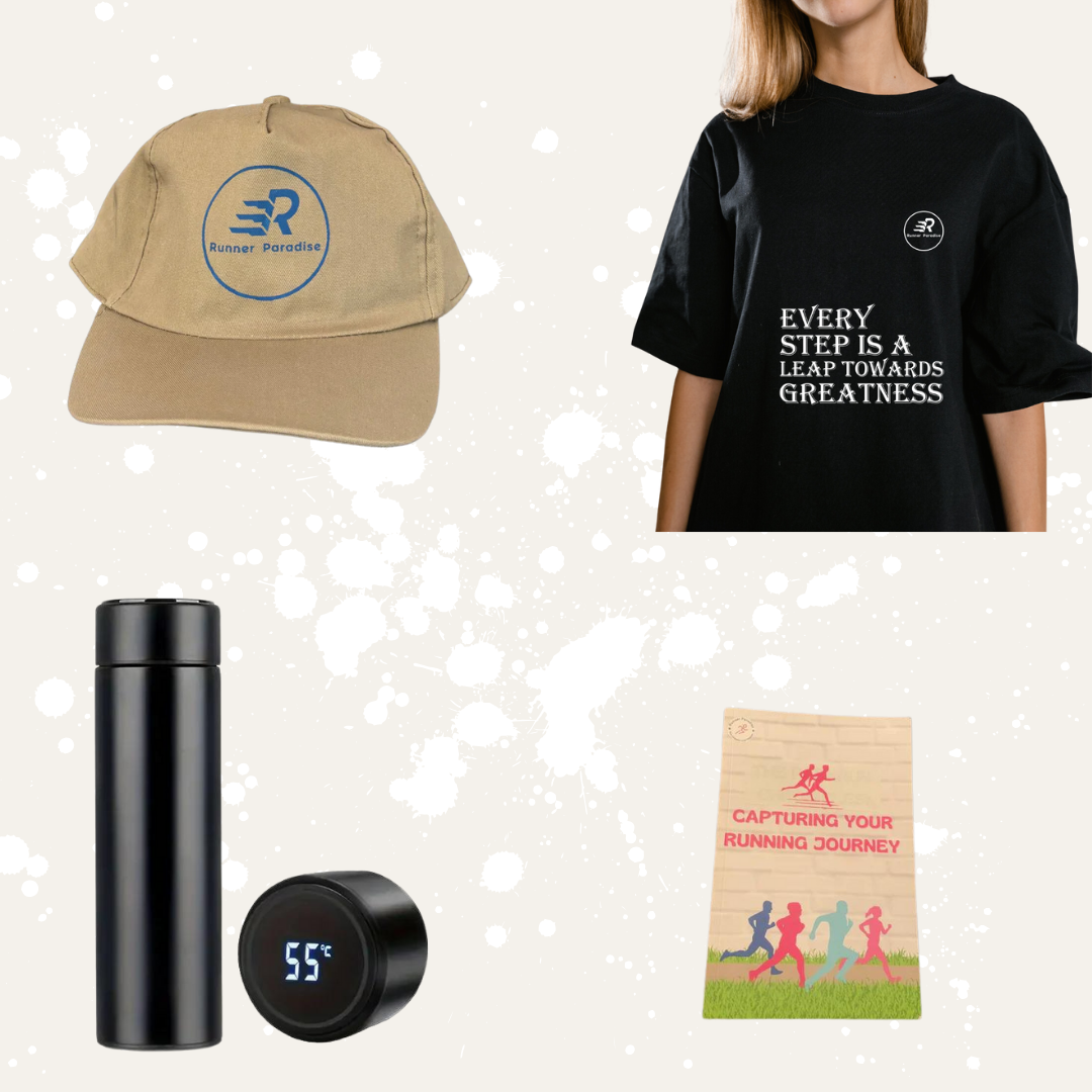 Runner Paradise Bundle: T-Shirt - Water Bottle Journal - Hat