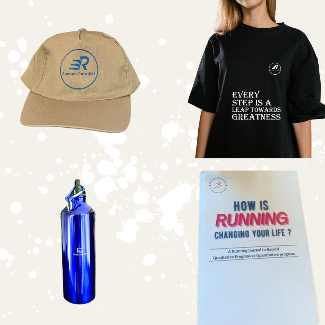 Runner Paradise Bundle: T-Shirt - Water Bottle Journal - Hat