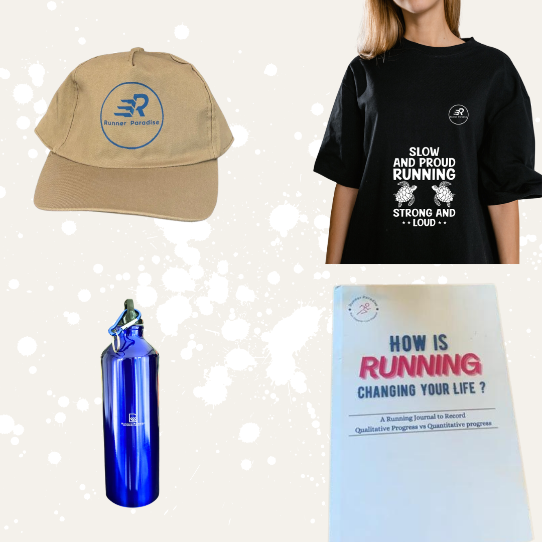 Runner Paradise Bundle: T-Shirt - Water Bottle Journal - Hat